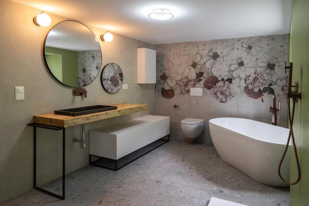 Casa Dorino - Luogo Idilliaco, Ideale Per Famiglie, Terrazza Ed Ampio Giardino, Vista Montagne, Sauna Privata Rodi Eksteriør bilde