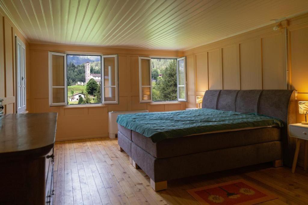 Casa Dorino - Luogo Idilliaco, Ideale Per Famiglie, Terrazza Ed Ampio Giardino, Vista Montagne, Sauna Privata Rodi Eksteriør bilde